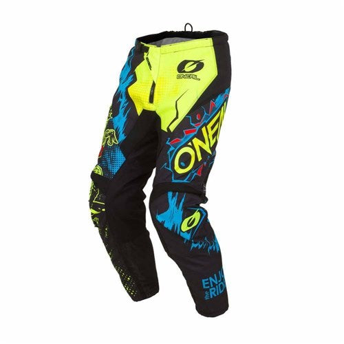 ONEAL ELEMENT YOUTH PANT VILLAIN V.19 - NEON YELLOW