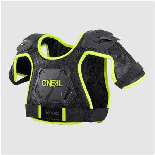 #ONEAL PEEWEE BODY ARMOUR BLK/HI-VIZ YOUTH (XS/SM) (WILL BECOME ON0251401)