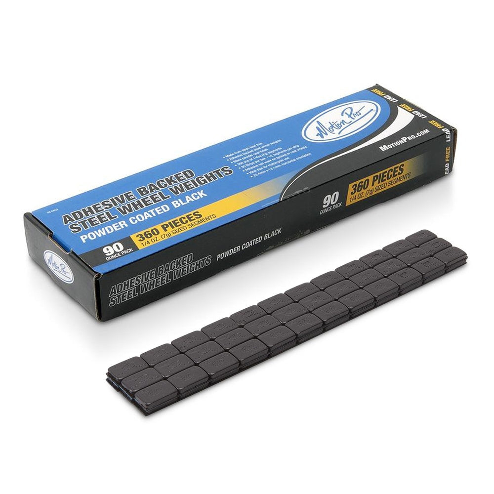 MP - Wheel Weights, Steel, 90oz Box, 360x 7g Segments - (Black)