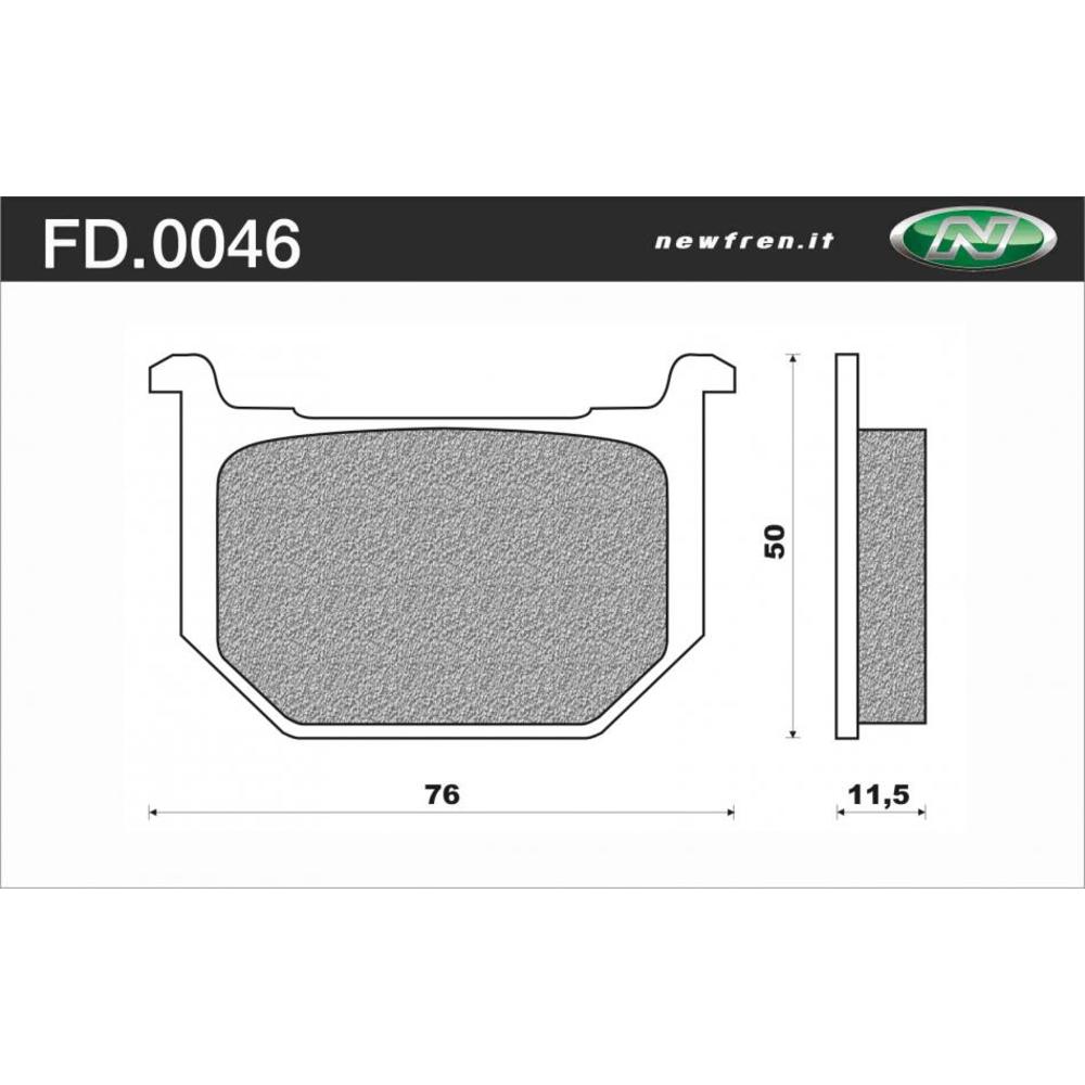 Newfren Brake Pads - Touring Organic