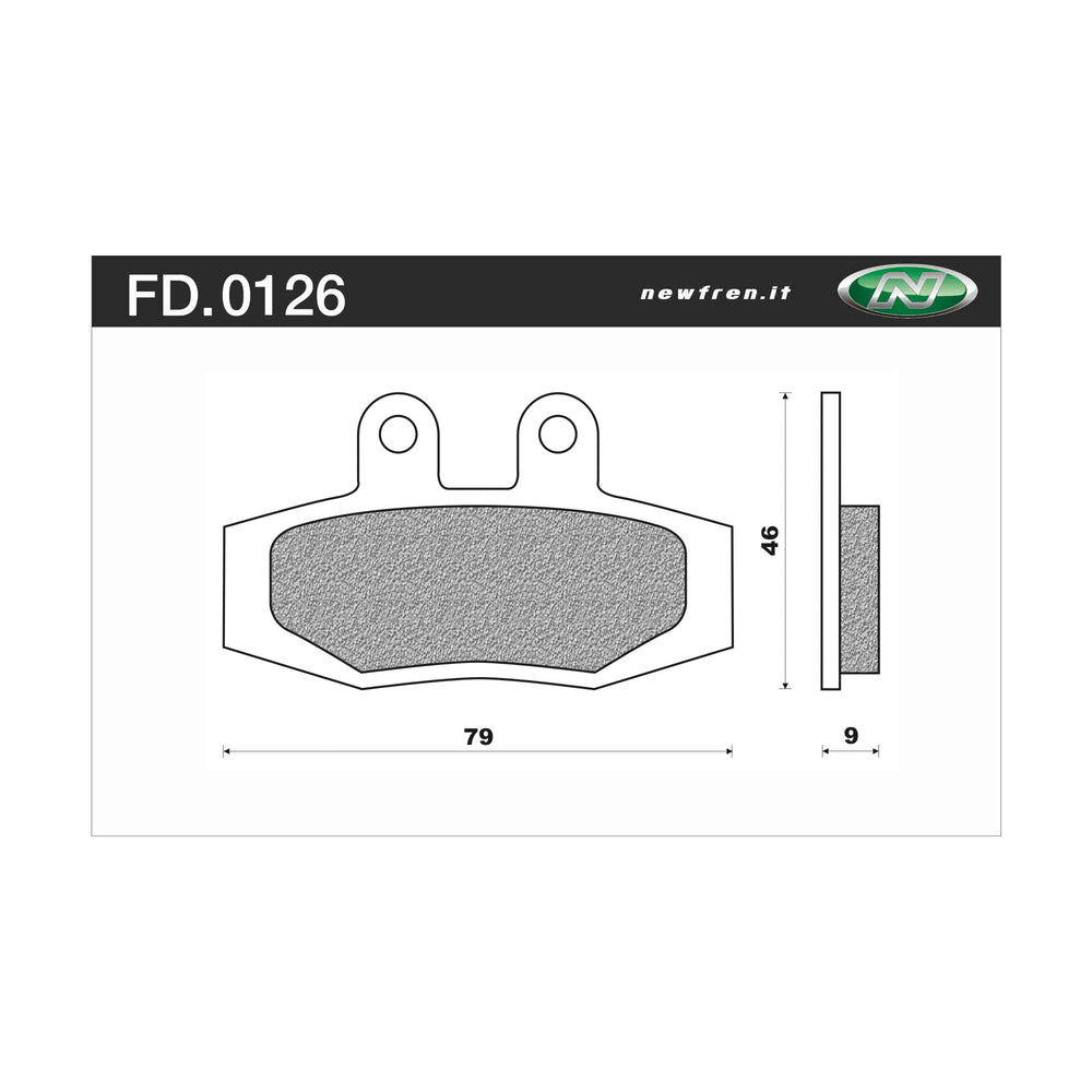 Newfren Brake Pads - Off Road Dirt Organic
