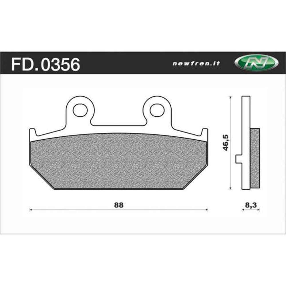 Newfren Brake Pads - Scooter Elite Organic