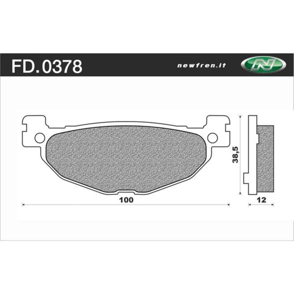 Newfren Brake Pads - Scooter Elite Sintered