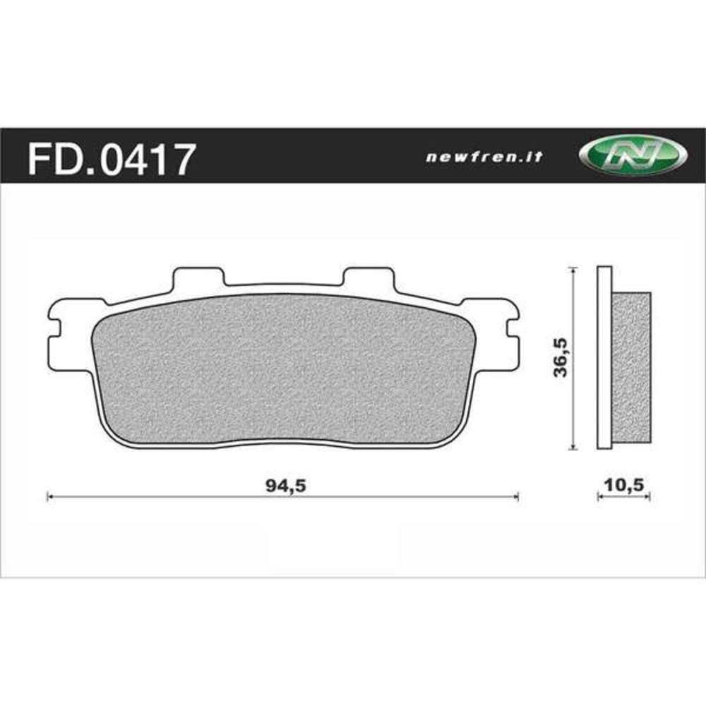 Newfren Brake Pads - Scooter Elite Organic