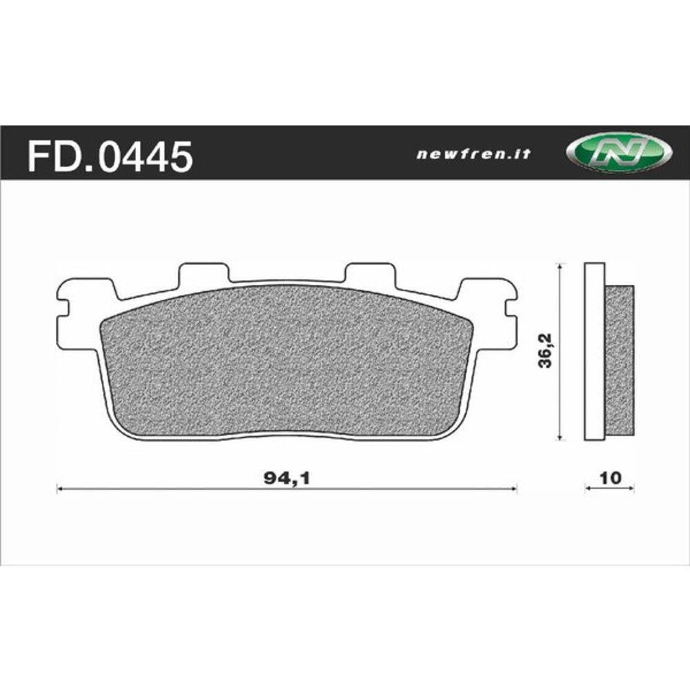 Newfren Brake Pads - Scooter Elite Organic