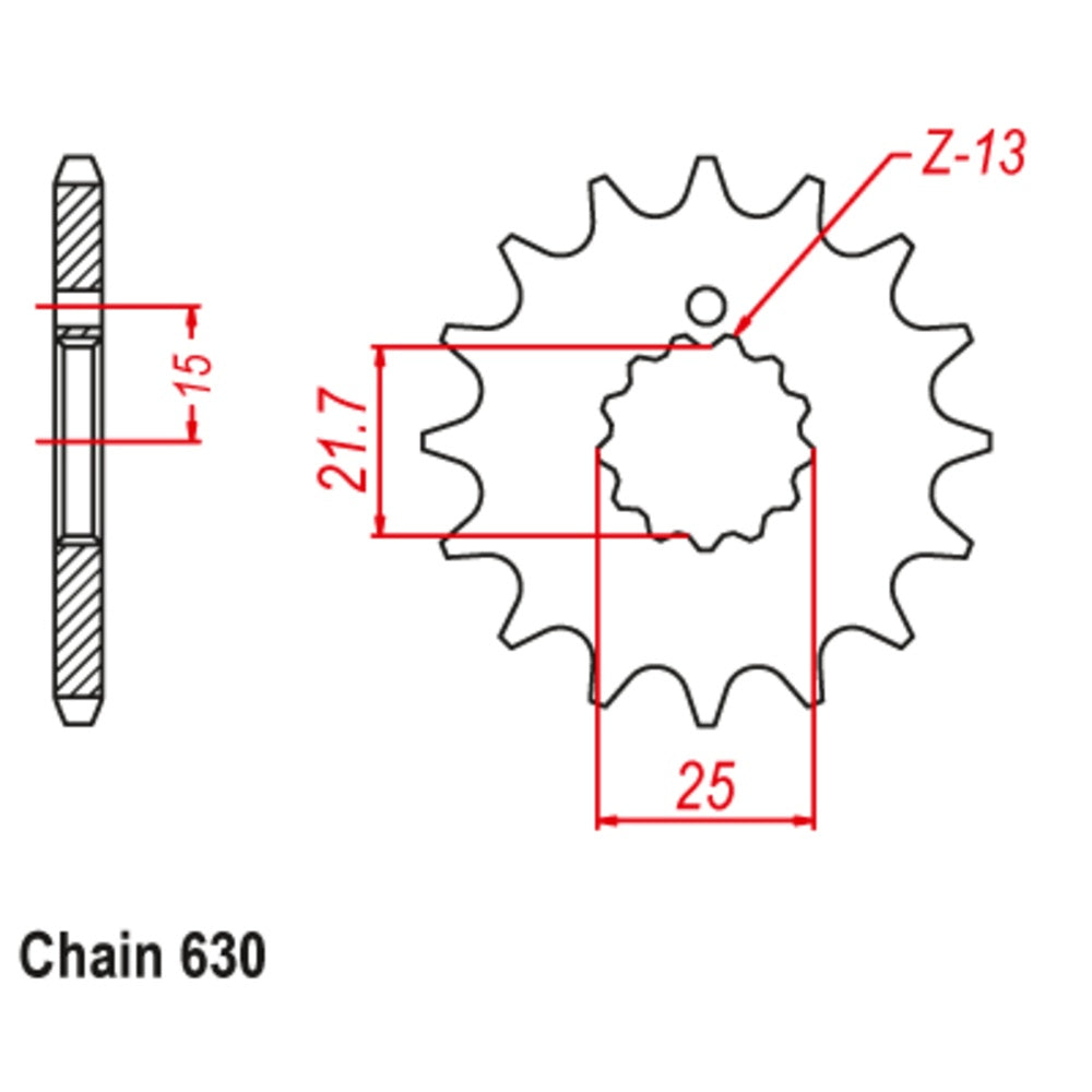 13T Front Sprocket Z650;Z750