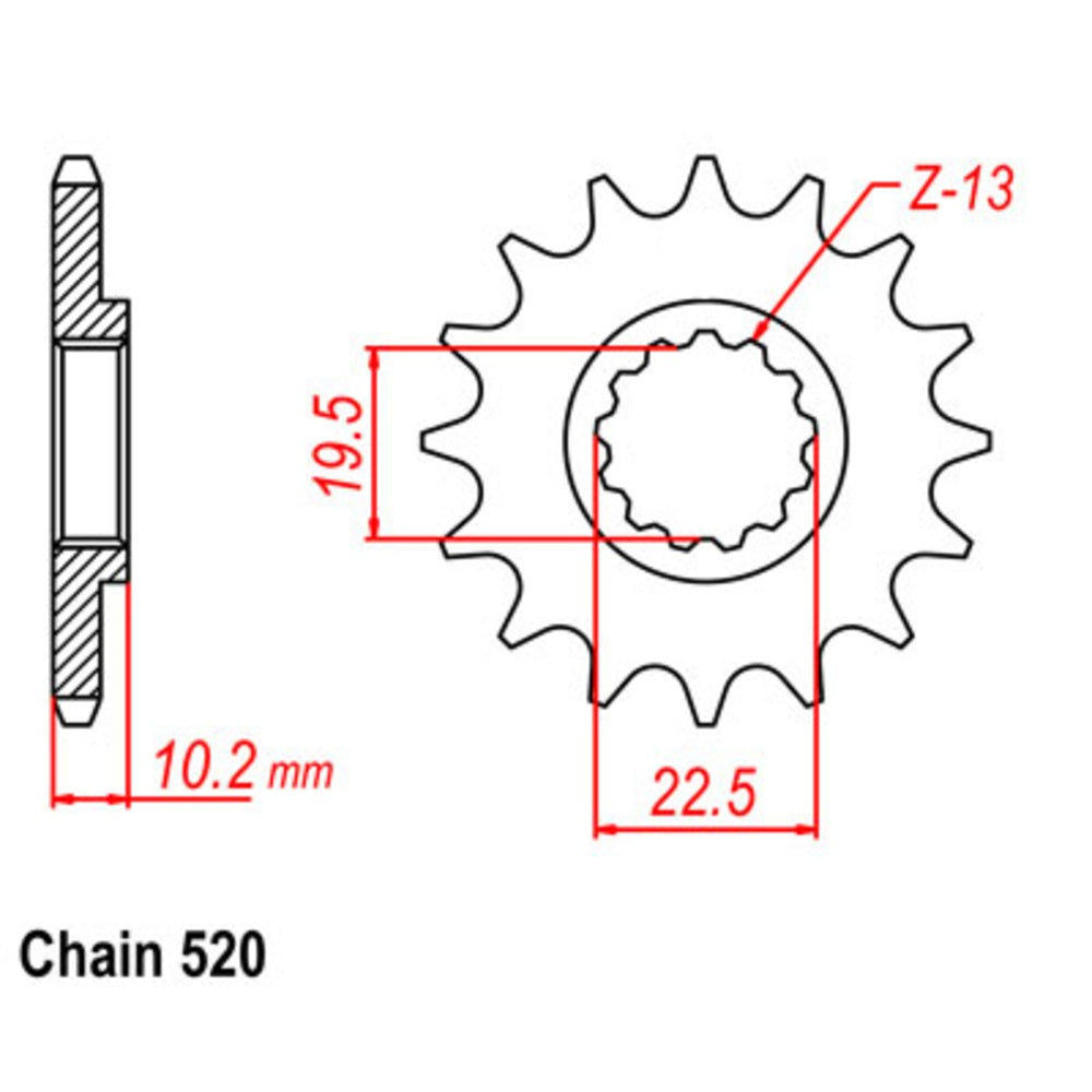 11T Suzuki Front Sprocket (432)