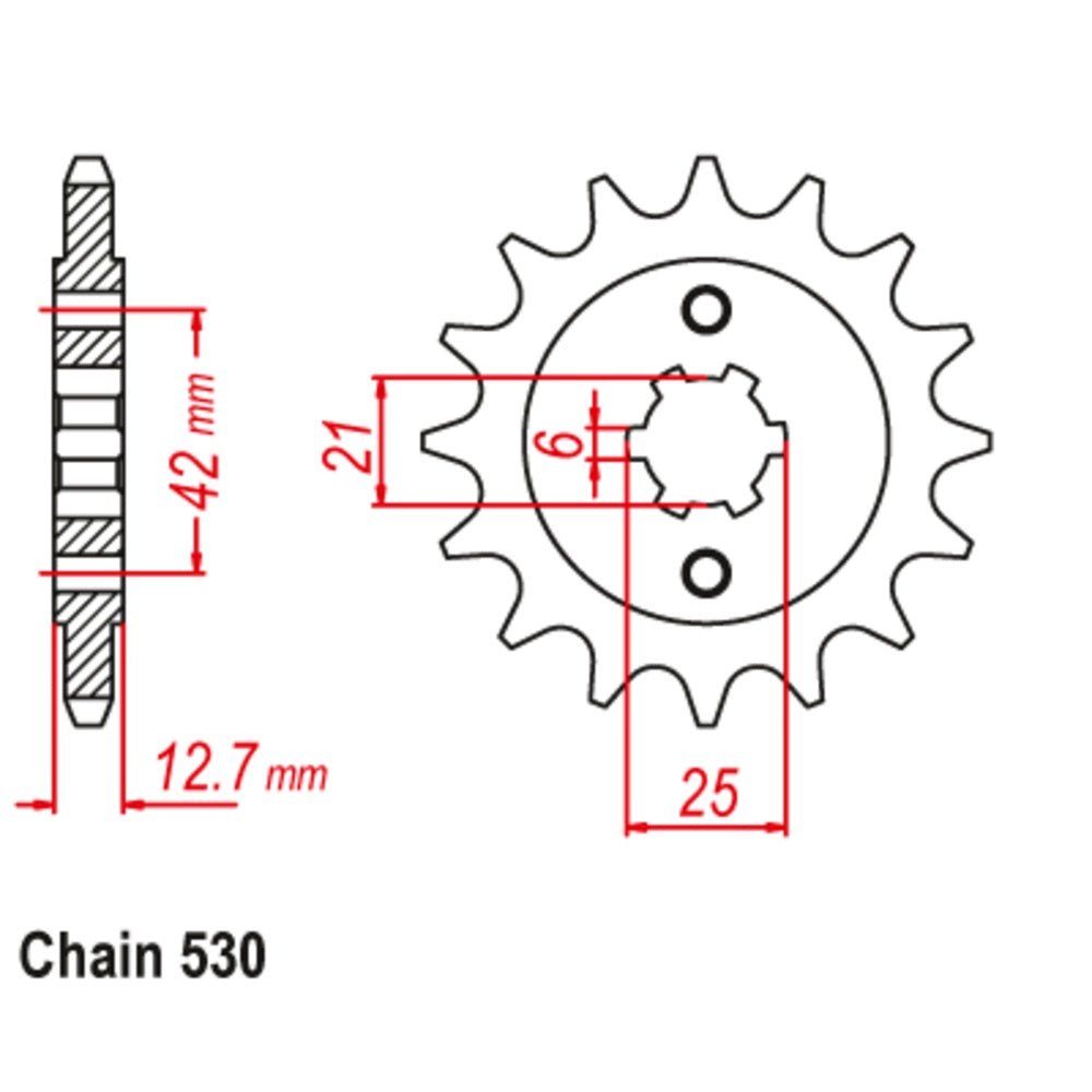 18T Honda Front Sprocket (288)