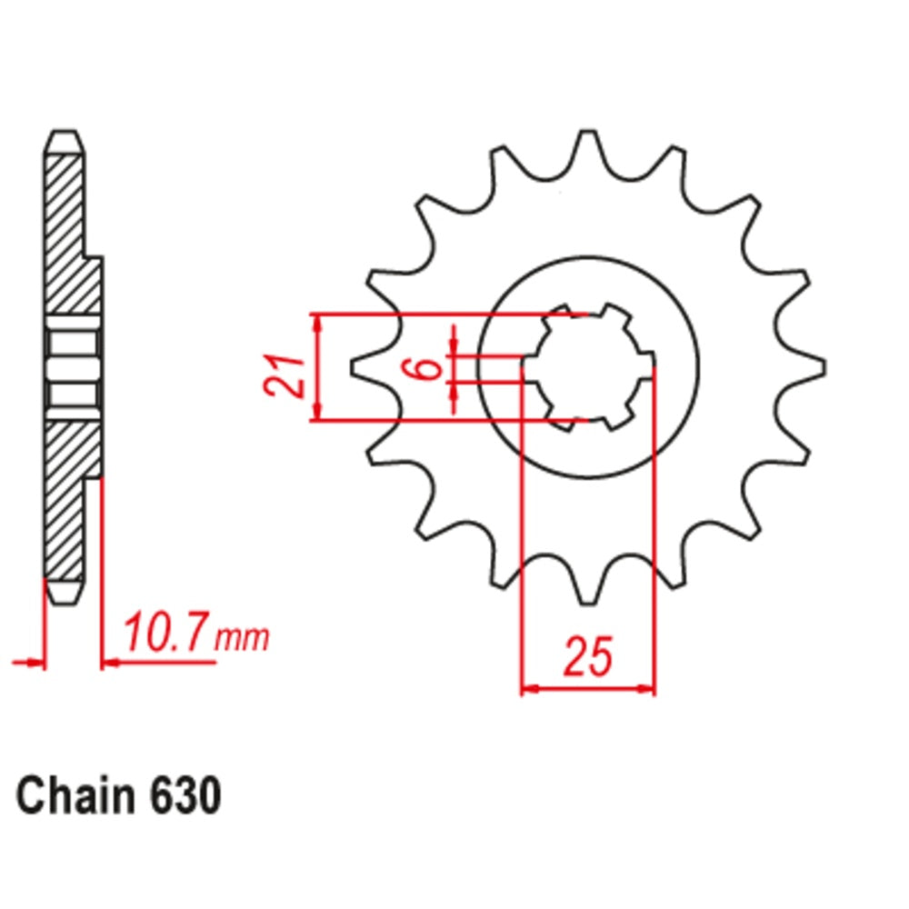 15T Honda Front Sprocket (331)