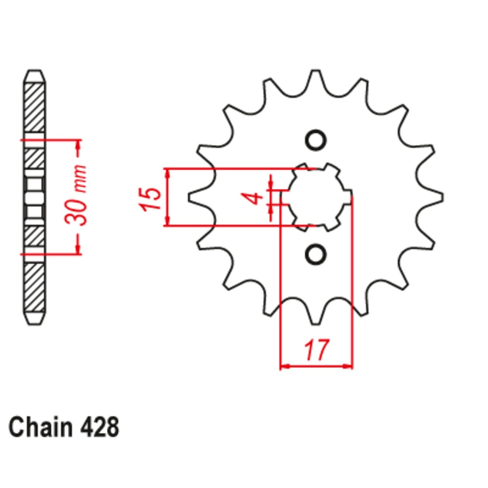 13T Honda Front Sprocket (274)