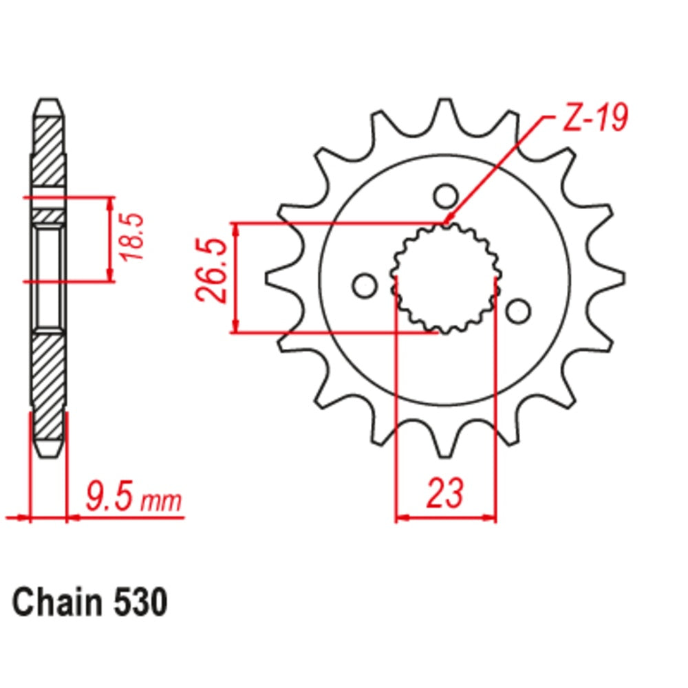 21T Harley Front Sprocket (884)