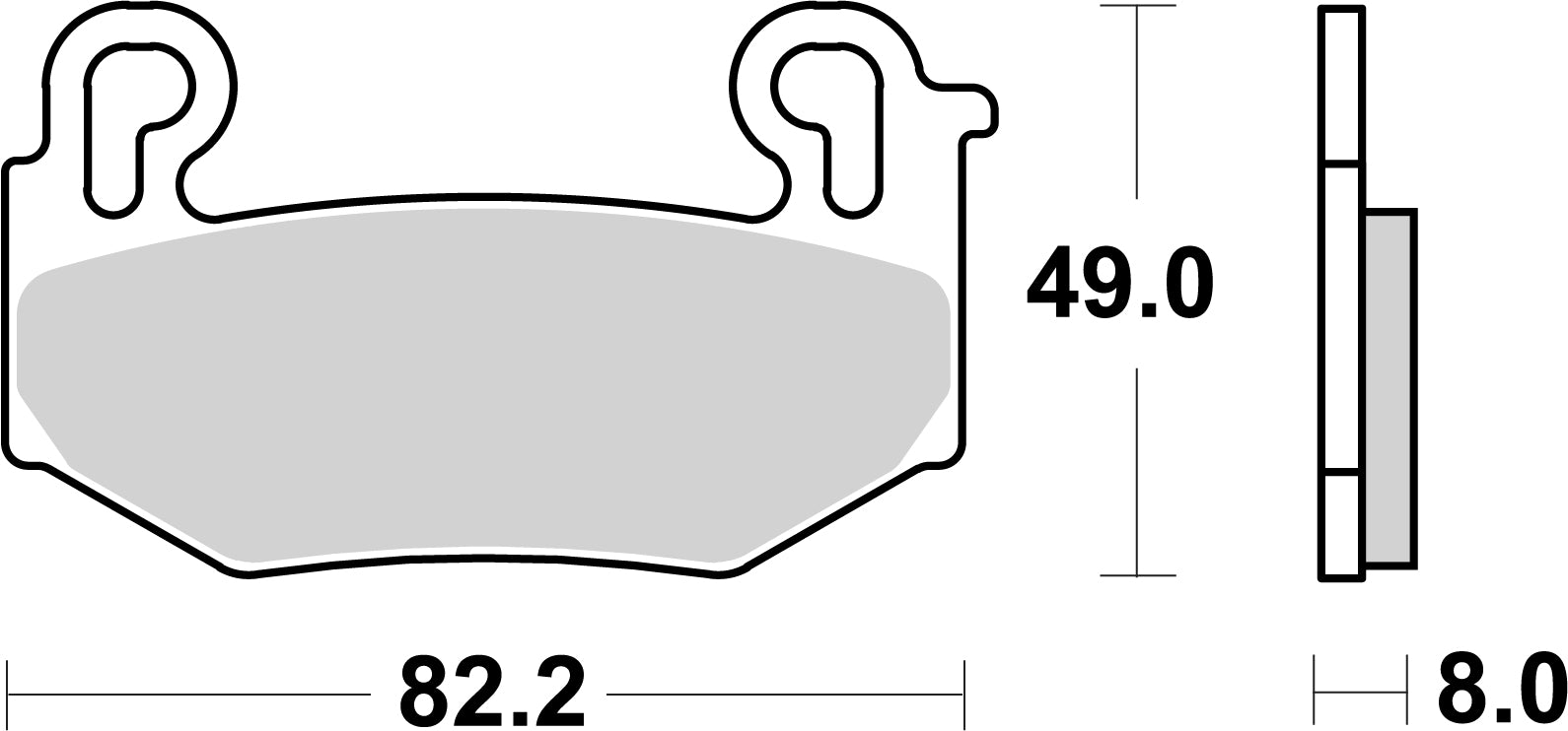 SBS FRICTION - Road Sport & Track Sinter Front Brake Pads - 1004RST-