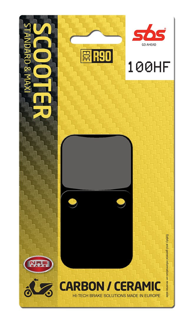 SBS FRICTION - Ceramic Front / Rear Scooter Brake Pads - 100HF-