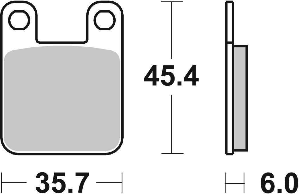 SBS FRICTION - Ceramic Front / Rear Scooter Brake Pads (SBS 559) (188 WITH SPRINGS) - 105HF-