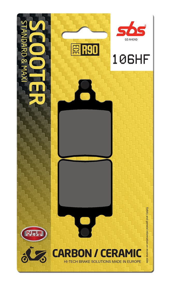 SBS FRICTION - Ceramic Rear Scooter Brake Pads (SBS 574) - 106HF-