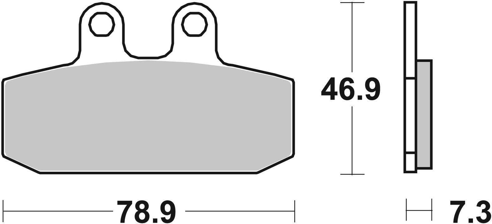 SBS FRICTION - Sinter Front Scooter Brake Pads (SBS 588) - 108MS-