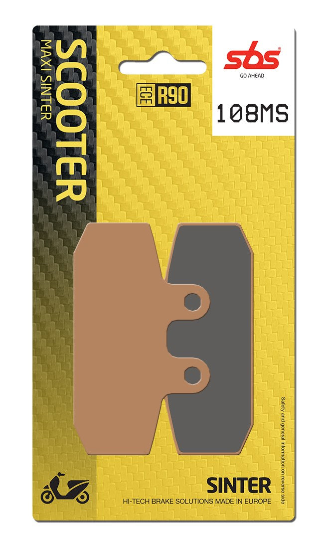 SBS FRICTION - Sinter Front Scooter Brake Pads (SBS 588) - 108MS-