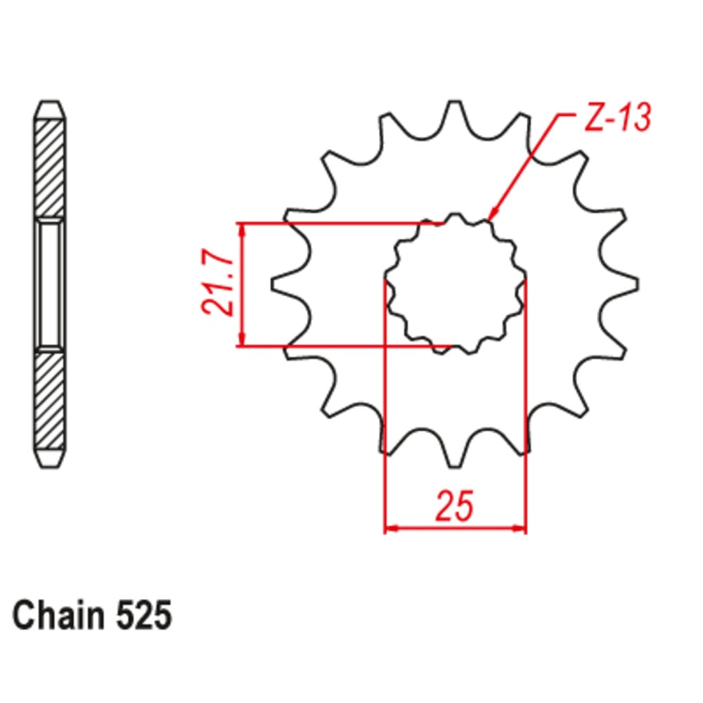 15T Supersprox Stealth Front Spkt (520) (JTF520)