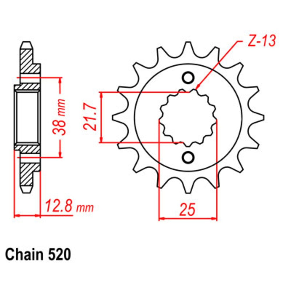 16T Supersprox Stealth Front Spkt (511)