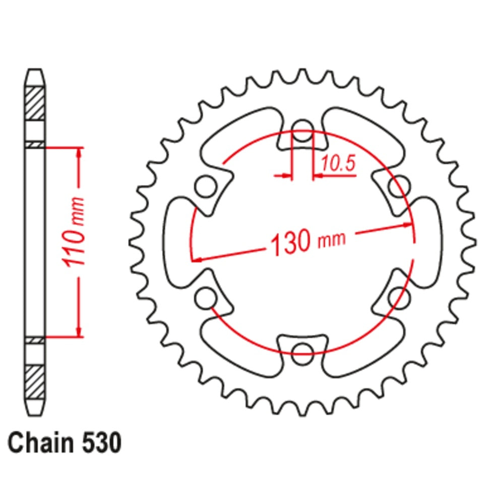 40T Can-Am Rear Sprocket DS 650 (1421)