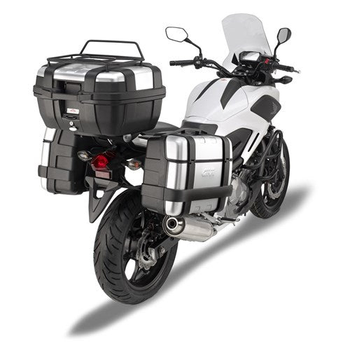 GIVI SPECIFIC REAR RACK - HONDA NC700S 12-13/NC750S 14-15/NC700X 12-13/NC750X 14-15 (NEEDS PLATE)