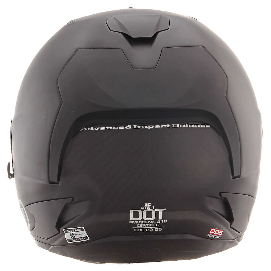 6D ATS-1R Helmet - MATTE BLACK