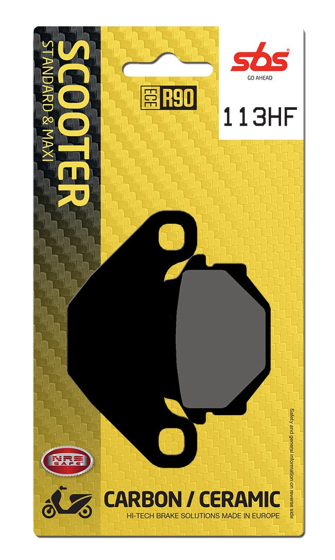 SBS FRICTION - Ceramic Rear Scooter Brake Pads (SBS 651) - 113HF-