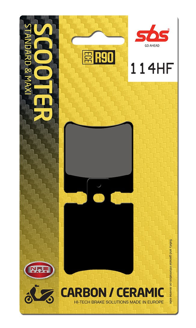 SBS FRICTION - Ceramic Front Scooter Brake Pads (SBS 667) - 114HF-