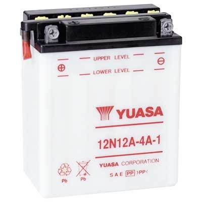 YUASA 12 VOLT BATTERY 12N12A-4A-1