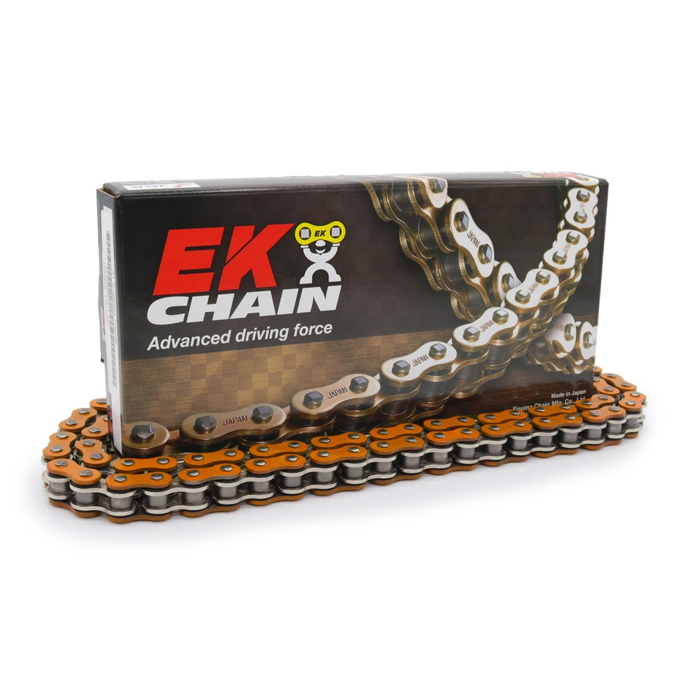 EK 520 QX-Ring Orange Chain 120L (10)