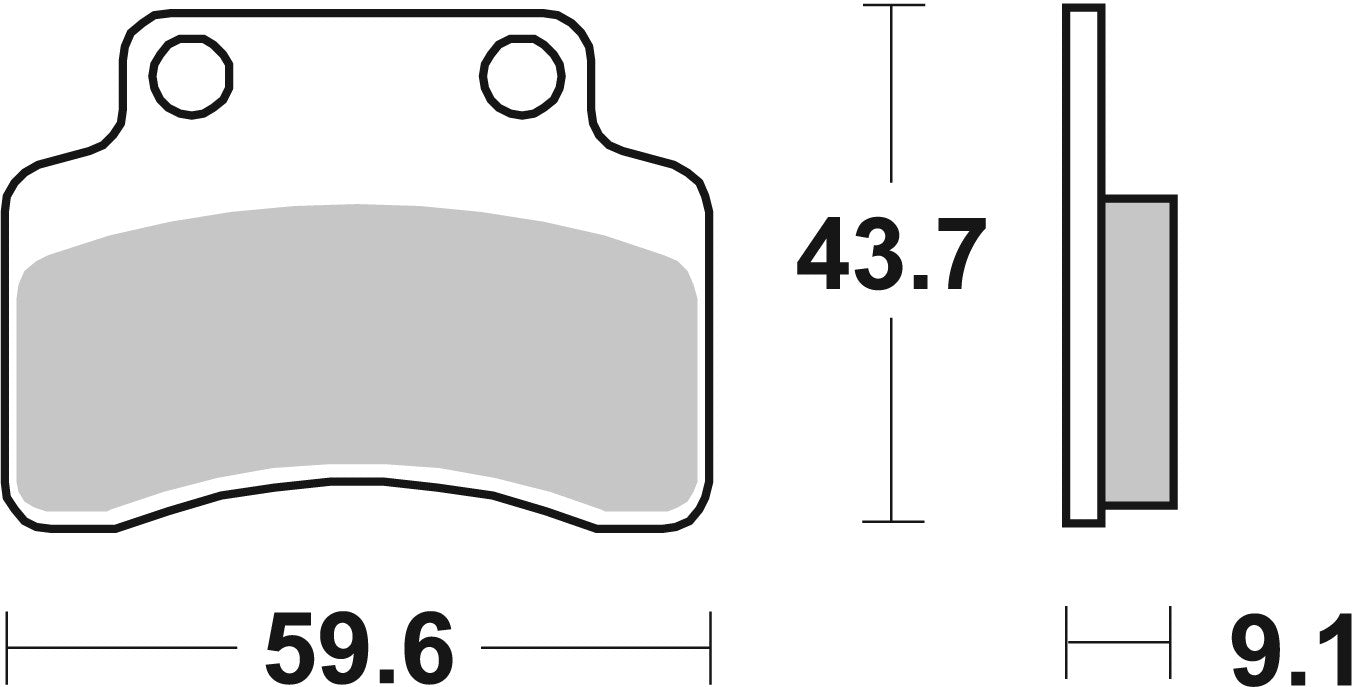 SBS FRICTION - Ceramic Front Scooter Brake Pads (SBS 723) - 141HF-