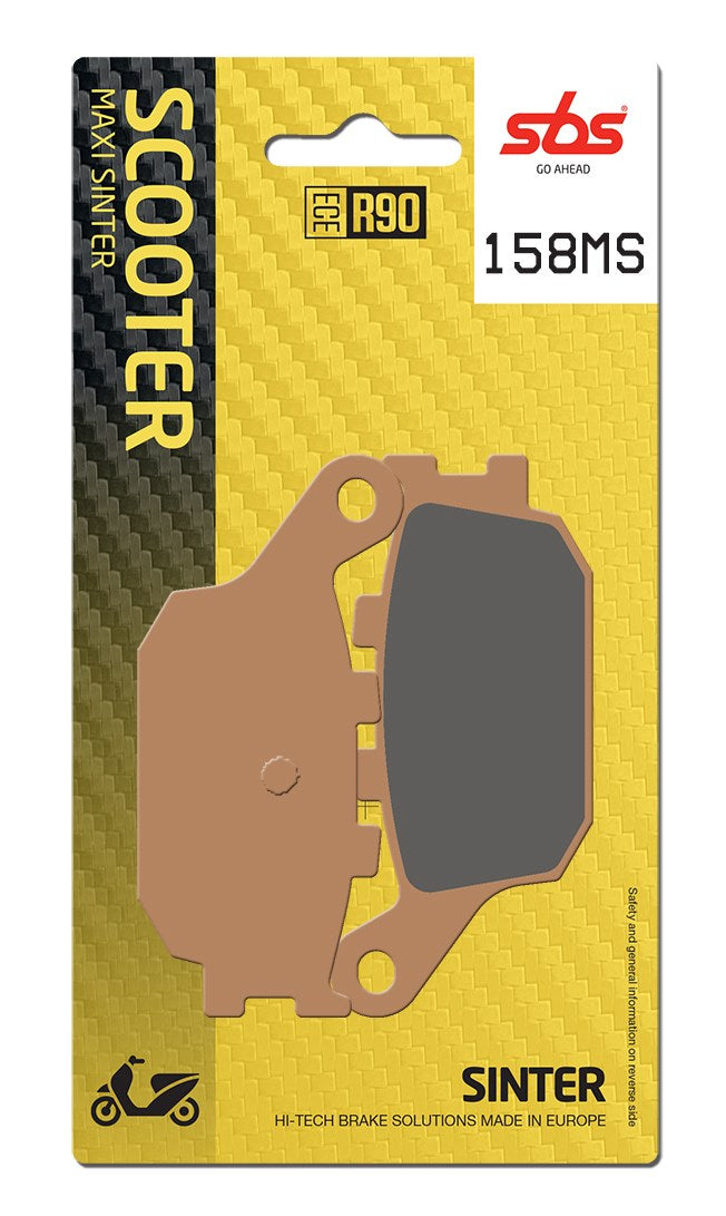 SBS FRICTION - Sinter Rear Scooter Brake Pads (SBS 753) - 158MS-