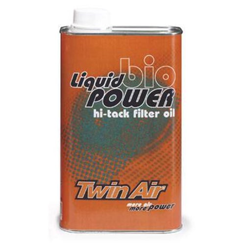 TWIN AIR LIQUID BIO POWER AIR FILTER OIL 1L (BOX OF 12) (UN3295/3)