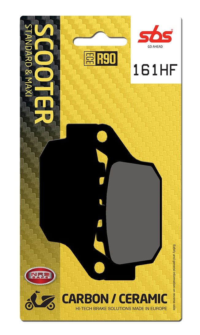 SBS FRICTION - Ceramic Rear Scooter Brake Pads (SBS 614) - 161HF-