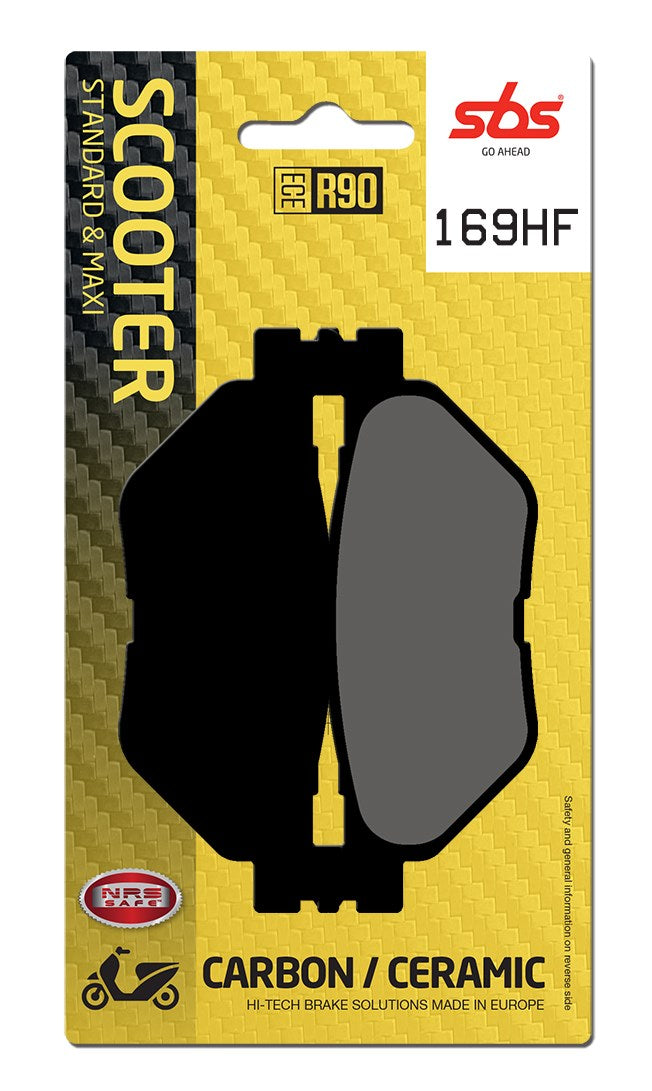 SBS FRICTION - Ceramic Rear Scooter Brake Pads (SBS 769) - 169HF-