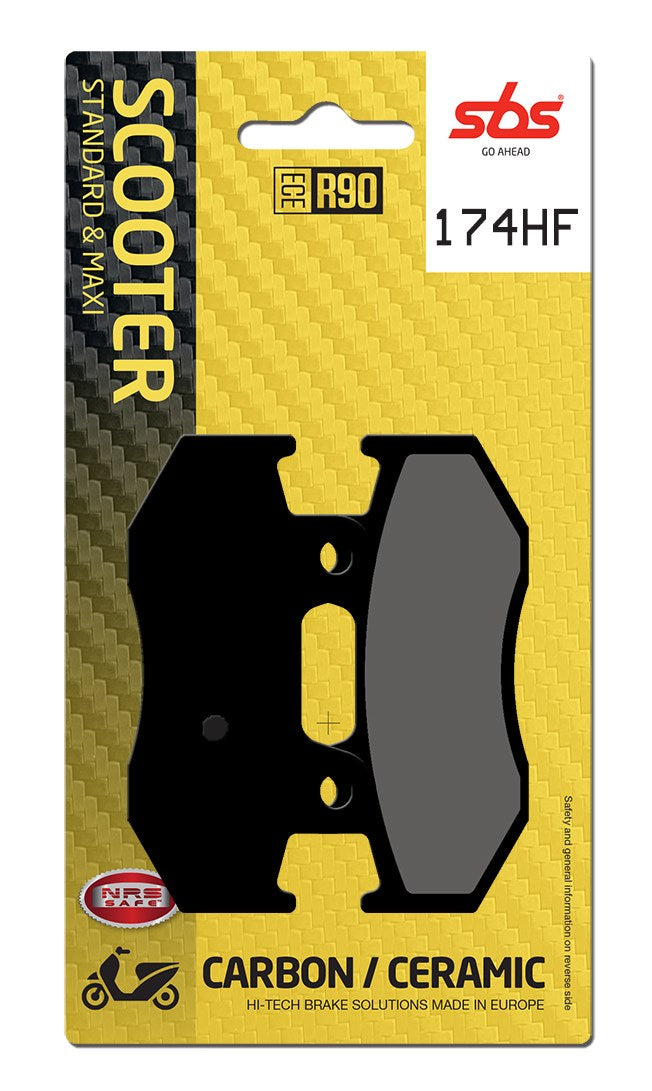SBS FRICTION - Ceramic Rear Scooter Brake Pads (SBS 781) - 174HF-