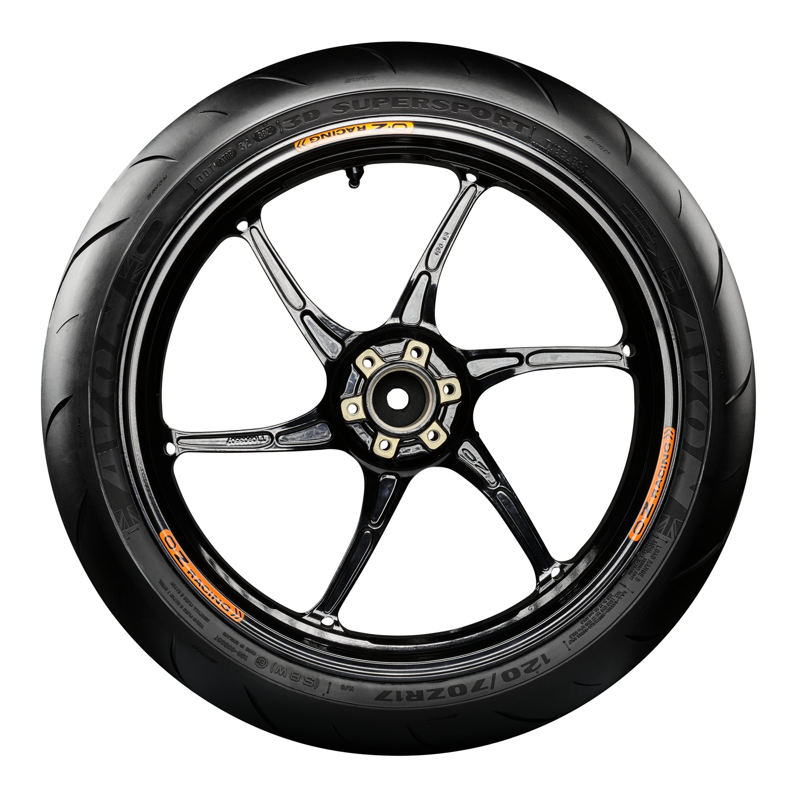 Avon 3D Supersport 120/70ZR17 Front Tyre (58W Rating)