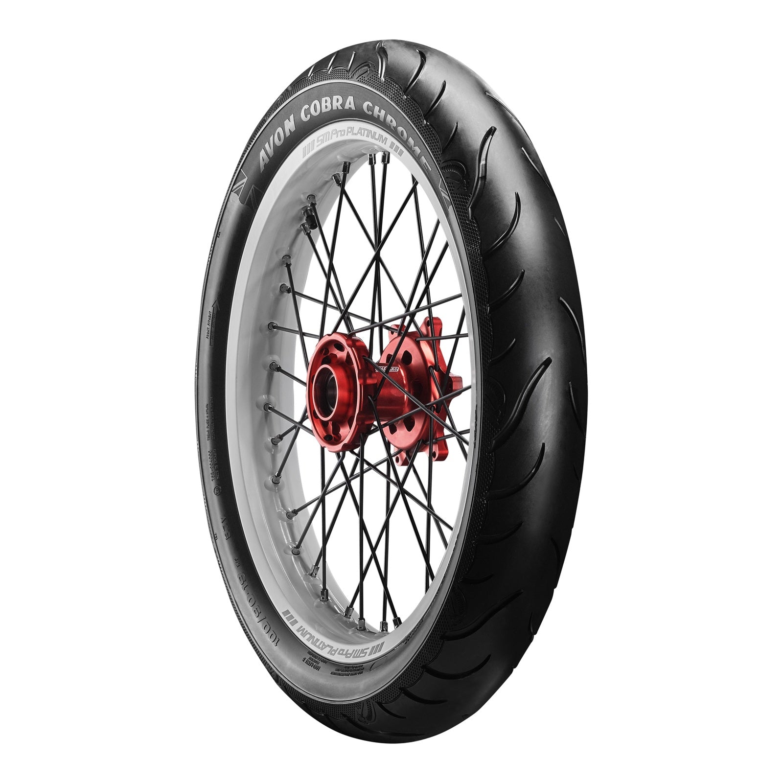 Avon Cobra Chrome 130/70R18 Trike Front Tyre (63V Rating) AV91