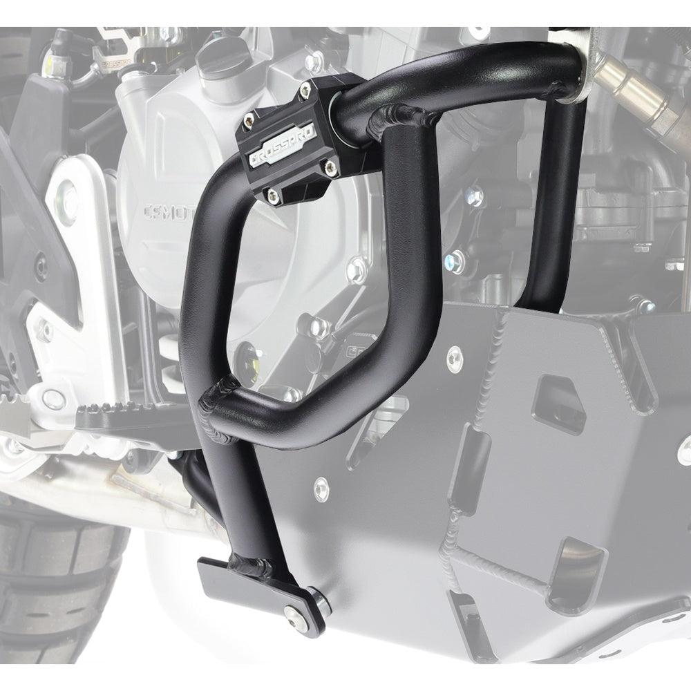 CrossPro Crash Guard Aluminium Lower CF MOTO 450MT - Textured Black