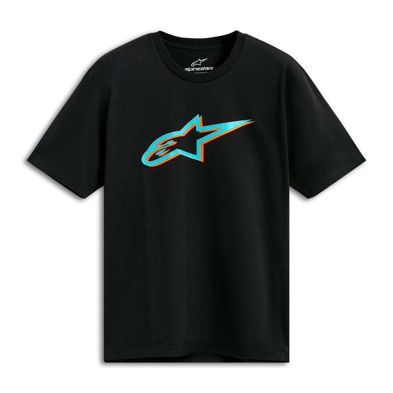 AGELESS SHADOW CSF TEE BLACK/TURQUOISE
