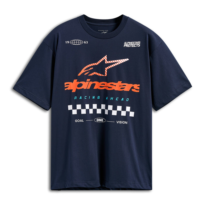 APLOMB OVERSIZED SS CSF TEE NAVY