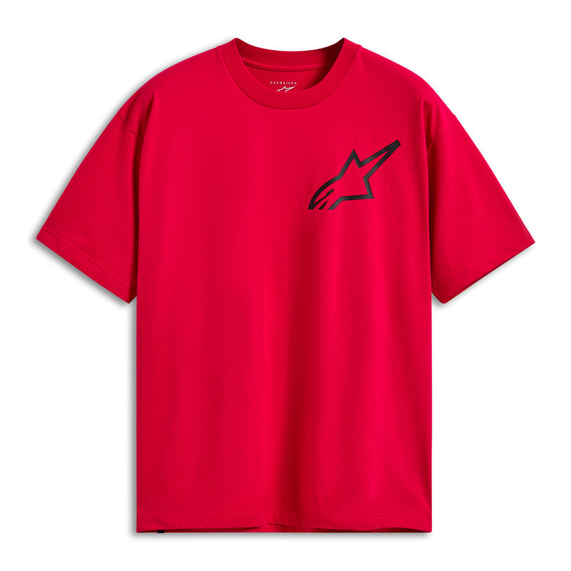 ONE OVERSIZED SS CSF TEE RED