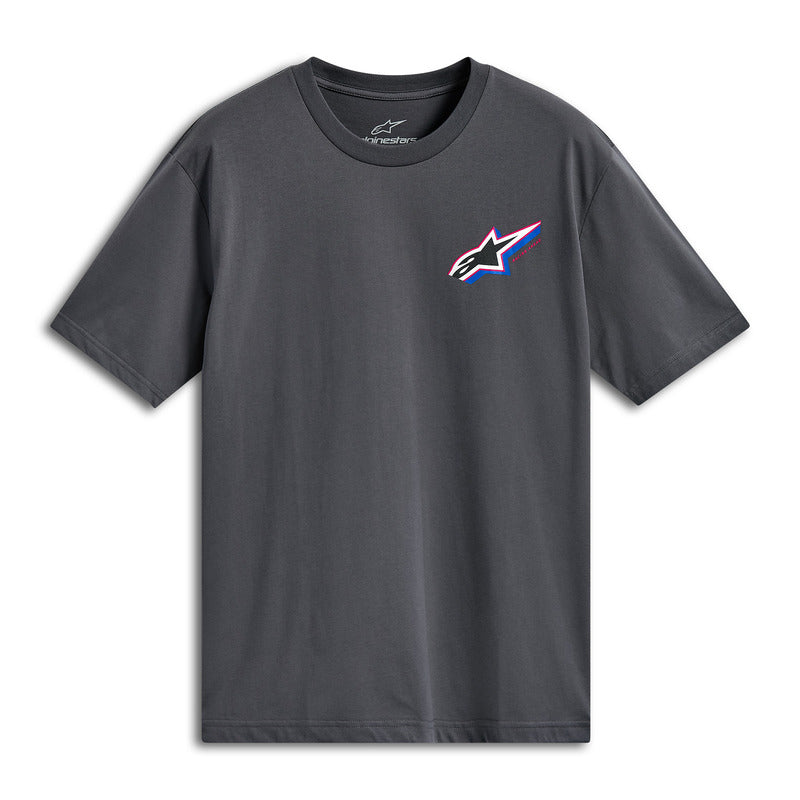 ANGLER SS CSF TEE CHARCOAL