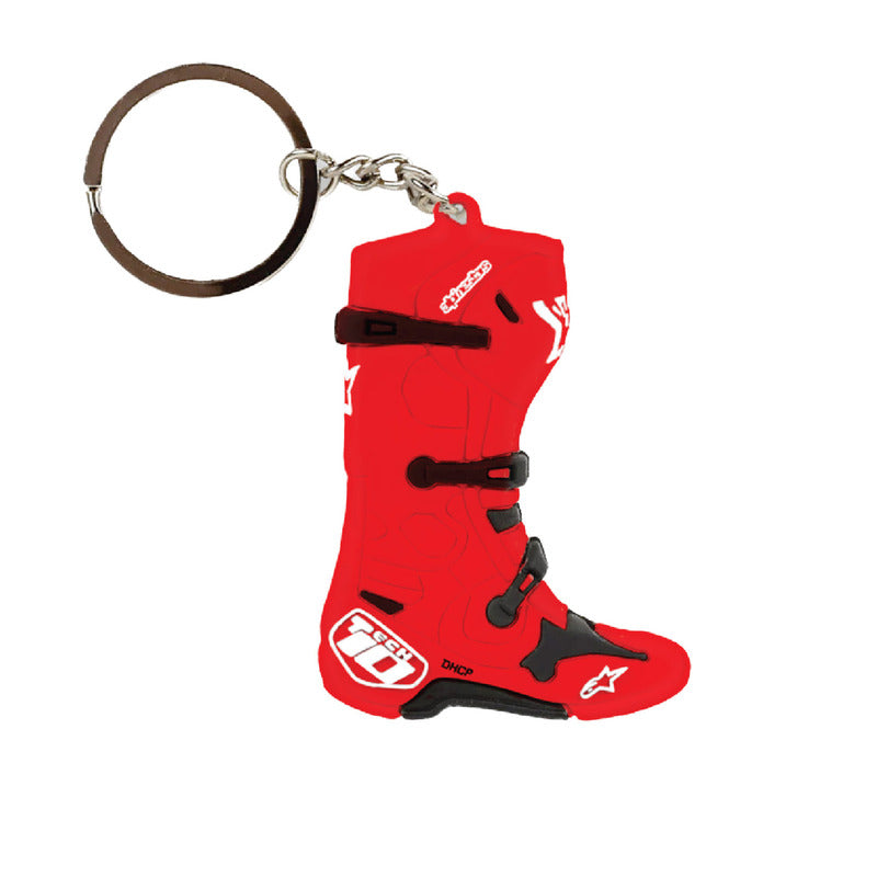 NEW TECH 10 BOOT KEYFOB RED