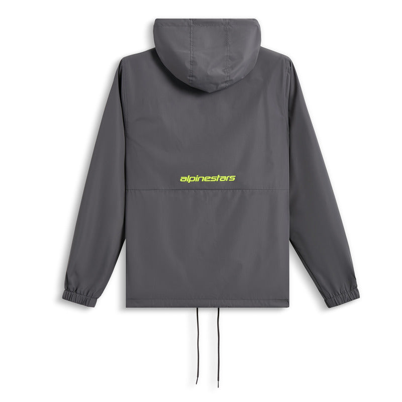 SPEEDER CHROMIUM WINDBREAKER JACKET CHARCOAL/HIGH VIS YELLOW