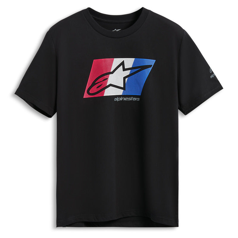 GLOBAL SS CSF TEE BLACK/RED/WHITE/BLUE