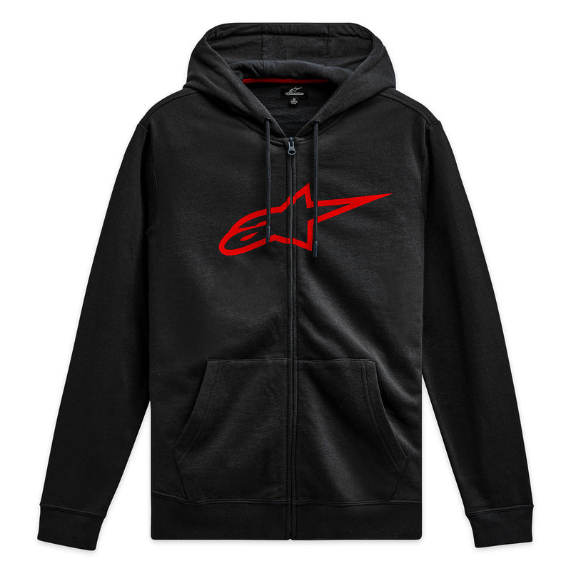 AGELESS ZIP HOODIE V3 BLACK/RED