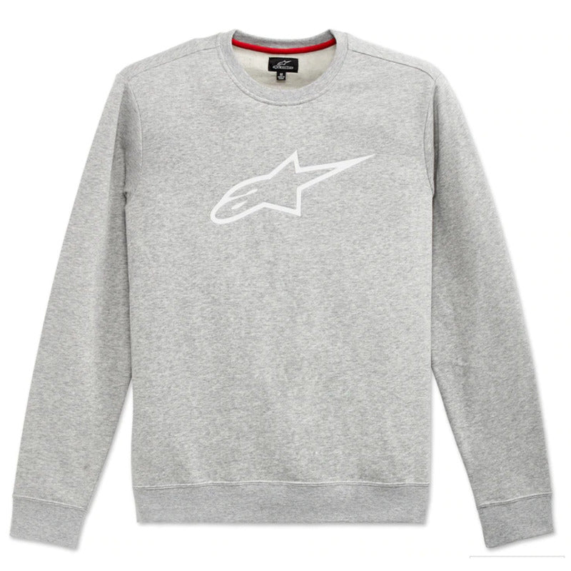 AGELESS CREW FLEECE GREY HEATHER/BLACK