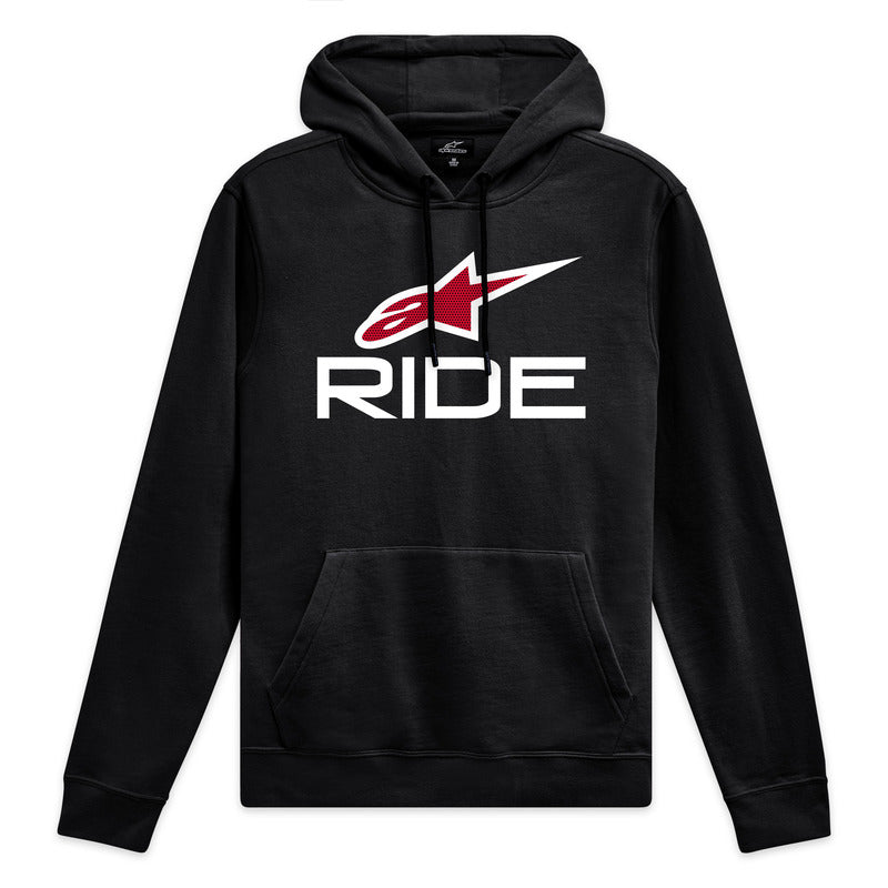 RIDE 4.0 HOODIE BLACK/WHITE/RED