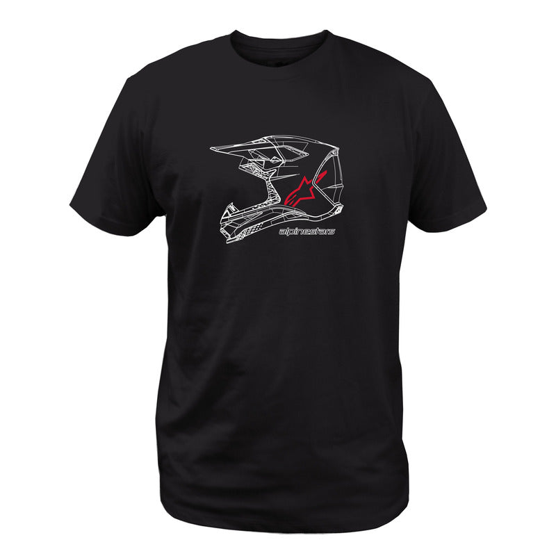 MX HELMET CSF TEE BLACK